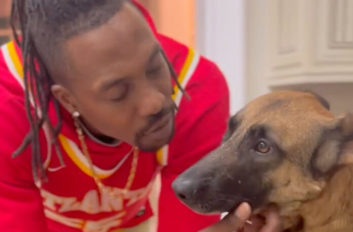 Dwight Howard mourns the loss of his dog Sunday after a tragic hit-and-run in Suwanee, Georgia.