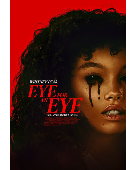 Official movie poster for Eye for an Eye, starring Whitney Peak