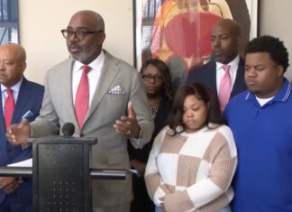 Georgia Couple Awarded $2.25 Million After Pathologist Posts Graphic Autopsy Of Their Deceased Infant Jessica Ross and Traveon Taylor Sr. outside of the courthouse after winning a $2.25 million verdict against Dr. Jackson Gates for sharing graphic autopsy footage of their deceased infant on social media.