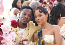 Joey Bada$$ & Serayah Welcome A Baby Boy (Photo) Joey Bada$$ and Serayah pose together