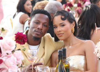 Joey Bada$$ & Serayah Welcome A Baby Boy (Photo) Joey Bada$$ and Serayah pose together