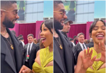 KJ Smith Accidentally Reveals Baby’s Gender During BET Awards Red Carpet Interview KJ Smith and Skyh Black on the 2025 BET Awards red carpet during their surprise baby gender reveal