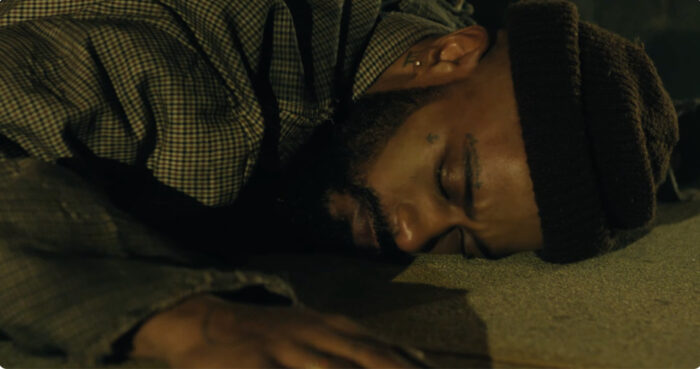 LaKeith Stanfield in a scene from the “Long Time” video