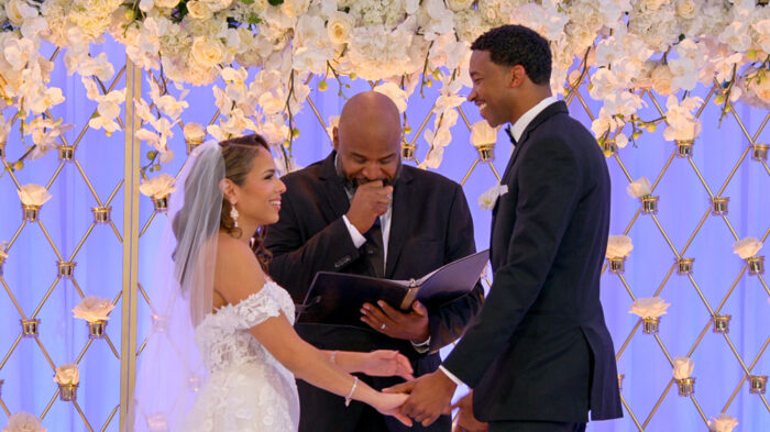 Milton Johnson and Lydia Velez Gonzalez wedding on Love Is Blind Season 5
