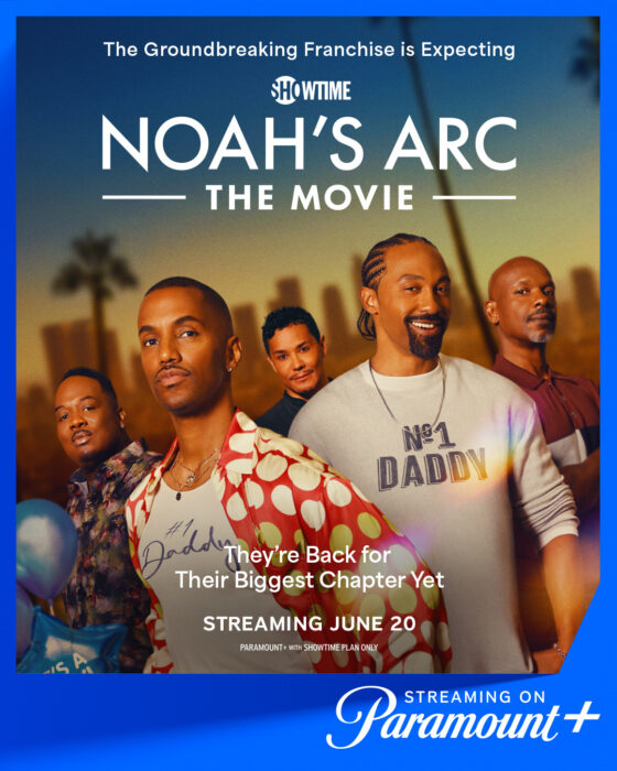 Key art for “Noah’s Arc: The Movie” celebrating the series’ 20th anniversary on Paramount+