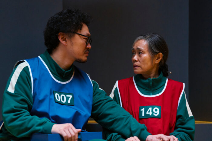 Yang Dong-geun as Yong-sik, Kang Ae-sim as Geum-ja in Squid Game Season 3