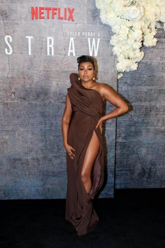 Taraji P. Henson attends Netflix's STRAW special screening at the Paris Theater in New York City on June 3, 2025.