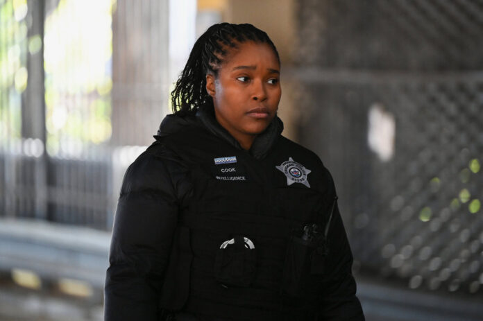 Toya Turner as Officer Kiana Cook in “Chicago P.D.” before announcing her departure from the series