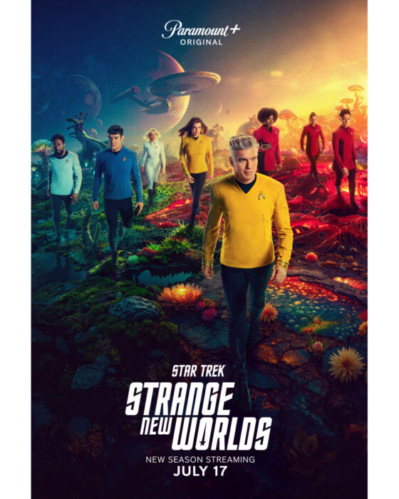 The official key art for Star Trek: Strange New Worlds Season 3