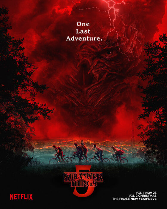 Official key art for 'Stranger Things' Season 5