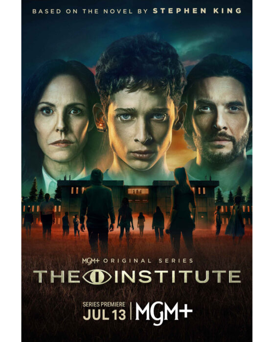 The official key art for "The Institute" premiering on MGM+ on July 13
