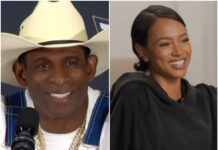 Karrueche Tran Supports Deion Sanders During Cancer Battle, Sparks Dating Rumors Deion Sanders and Karrueche Tran at the hospital during his cancer recovery, sparking dating rumors