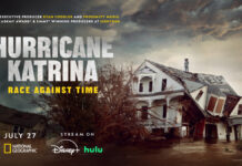 ‘Hurricane Katrina: Race Against Time’ Exposes Survival Stories And Systemic Failures In New Docuseries Key art from “Hurricane Katrina: Race Against Time” showing floodwaters in New Orleans
