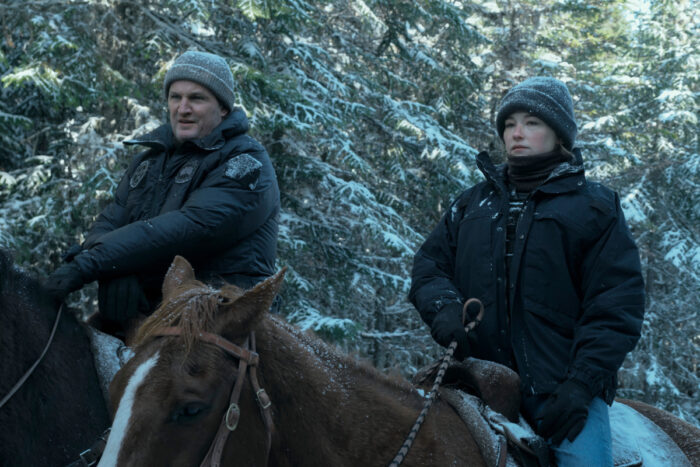 Jason Clarke and Haley Bennett in “The Last Frontier,” premiering October 10, 2025 on Apple TV+