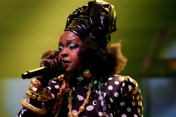 lauryn-hill-essence-festival-2025-performance Lauryn Hill on stage at the 2025 Essence Festival