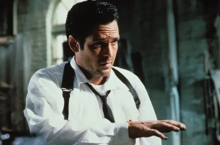 Michael Madsen as Mr. Blonde in Reservoir Dogs 