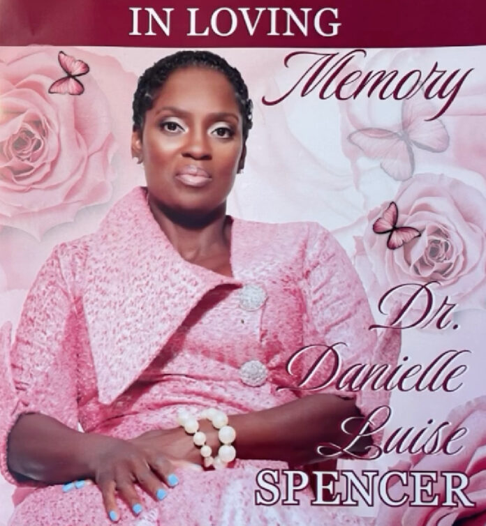 Dr. Danielle Spencer's memorial service