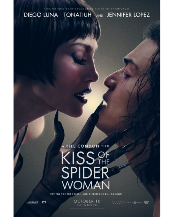 Official movie poster for Kiss of the Spider Woman starring Jennifer Lopez