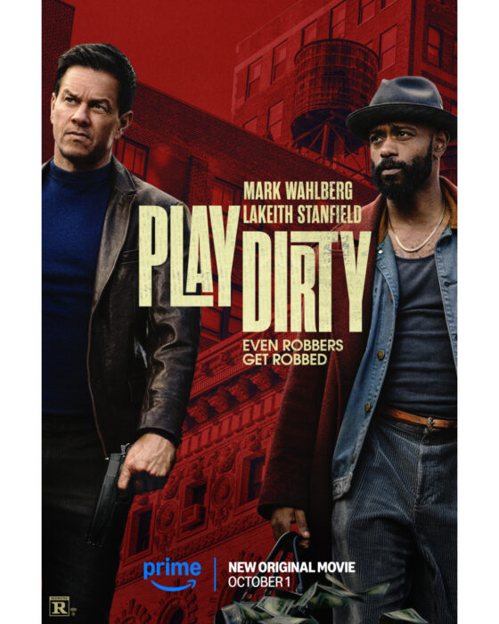 Official key art for Play Dirty on Prime Video