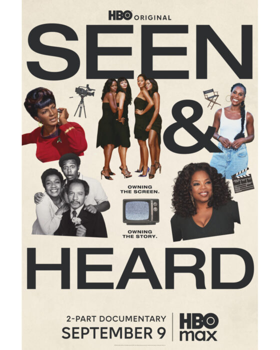 Official key art for HBO's 'Seen & Heard'