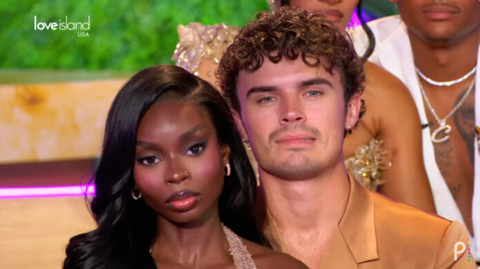 Nic and Olandria at the 'Love Island USA' Season 7 Reunion Show