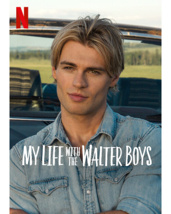 Jackie Howard with Walter family members in Netflix teen drama My Life With The Walter Boys Season 2