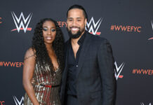 WWE Star Naomi & Jimmy Uso Announce Pregnancy During Monday Night Raw Return WWE stars Naomi (Trinity Fatu) and Jimmy Uso smiling together