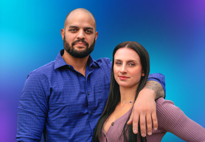 Yessel and Dani Peralta with their children on "Seeking Sister Wife" Season 6