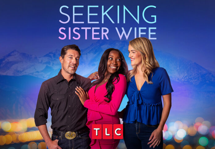 Official TLC key art for "Seeking Sister Wife" Season 6 featuring returning and new families