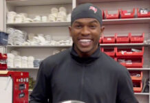 Shilo Sanders Waived By Buccaneers After Preseason Ejection Shilo Sanders has been waived by the Tampa Bay Buccaneers after his preseason ejection for throwing a punch.