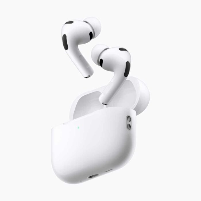 AirPods Pro 3 with superior sound quality, best-in-class noise cancellation, heart rate sensing for workouts, and extended battery life.