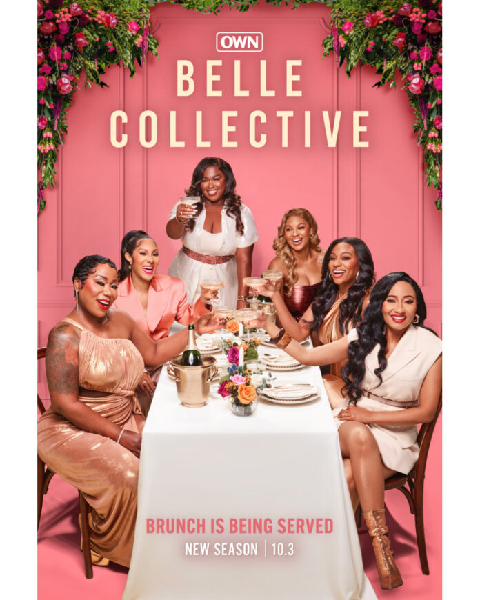 Official Belle Collective Season 2025 key art featuring the cast of the OWN reality series