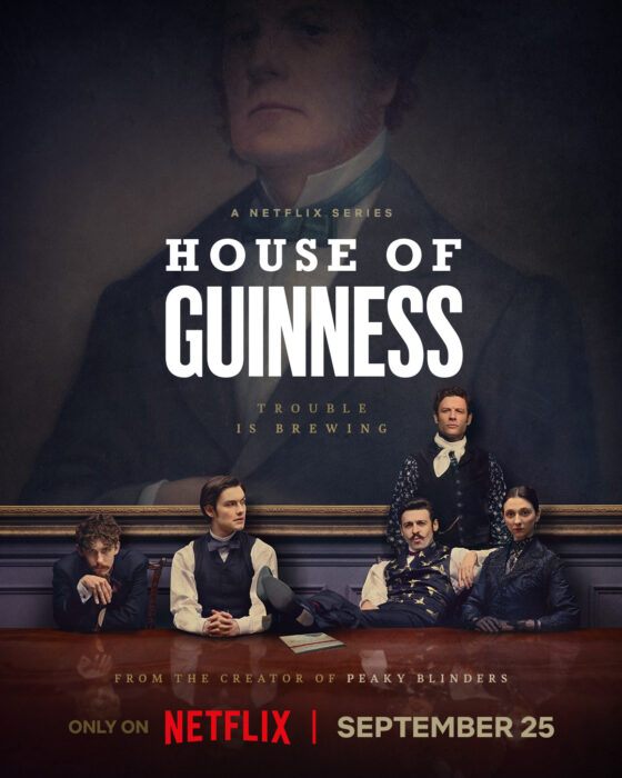 Official key art for 'House of Guiness' on Netflix 