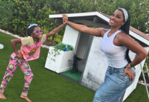 Joseline Hernandez Shares Heartfelt Reflection On Motherhood With Bonnie Bella Joseline Hernandez smiles with her daughter Bonnie Bella while dancing in their yard