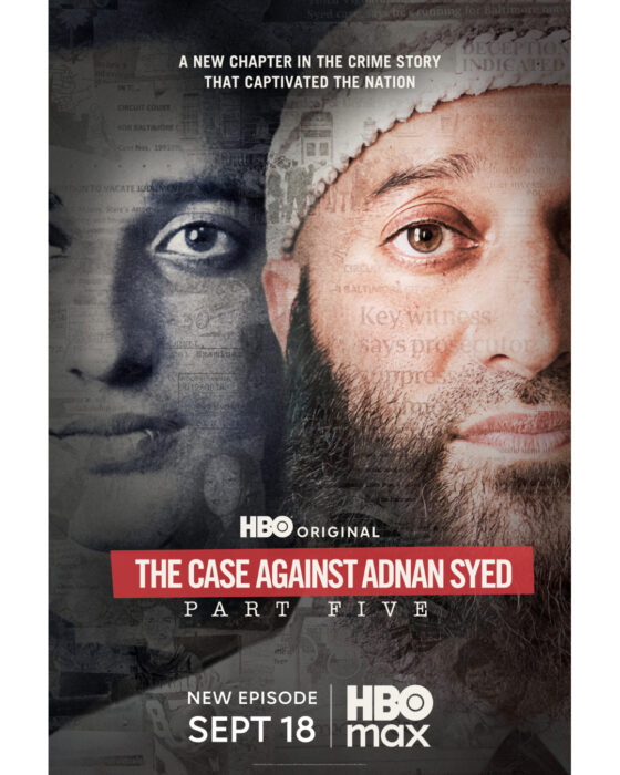 Official key art for "The Case Against Adnan Syed Part Five- The Tree Grew" on HBO Max