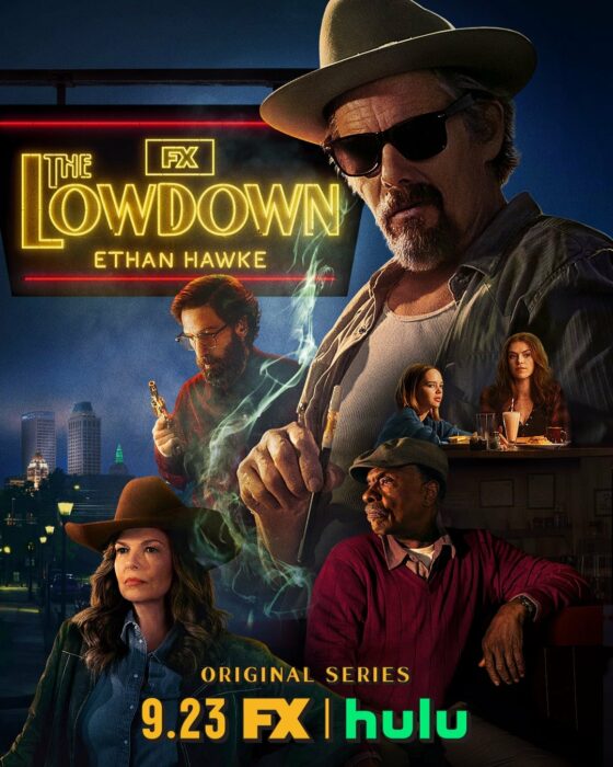 The official key art for 'The Lowdown' on FX Networks