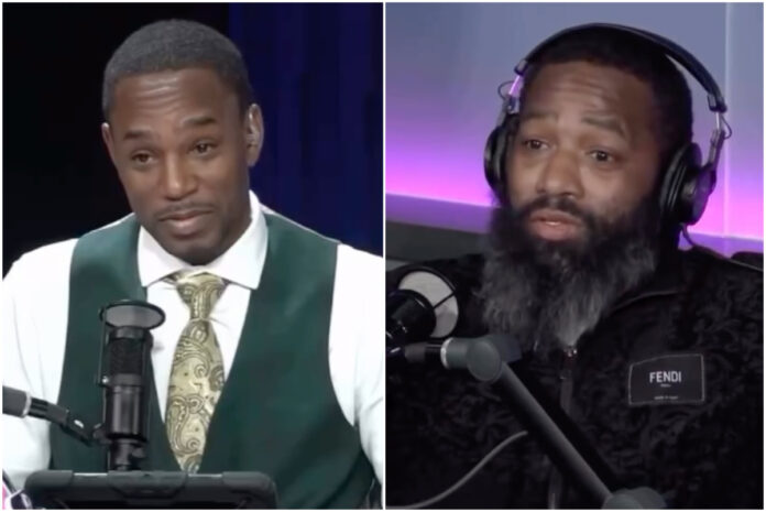 Cam’ron removed Adrien Broner from the “It Is What It Is” podcast after repeated harassment of Stat Baby during filming.