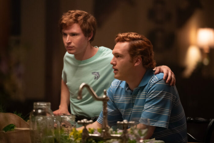 Johnny Berchtold as Paul Murdaugh and Will Harrison as Buster Murdaugh in Hulu’s “Murdaugh: Death In The Family.”