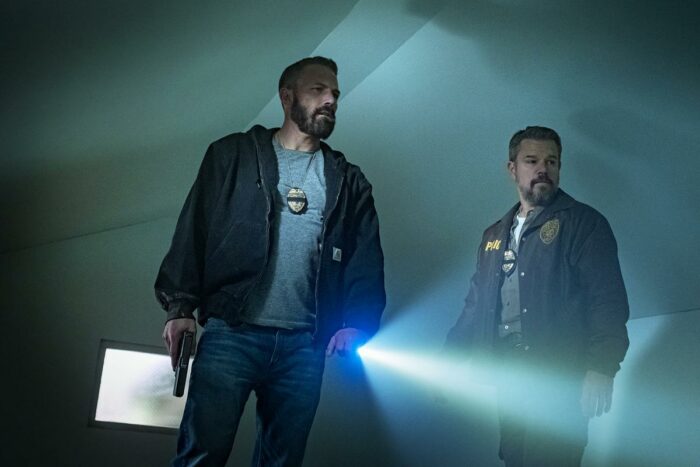 Ben Affleck and Matt Damon star as Miami detectives in Netflix action film The Rip.