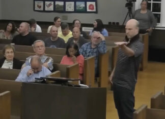 Will Thilly Breakdances At Town Hall Meeting To Protest Property Tax Hike "Will Thilly breakdances at Cranford town hall meeting during property tax protest"