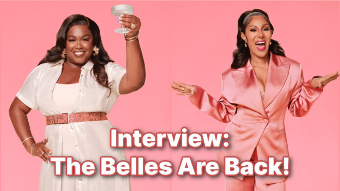 Lateshia Pearson and Kerri Paul from “Belle Collective” Season 6 smiling during exclusive Ice Cream Convos interview
