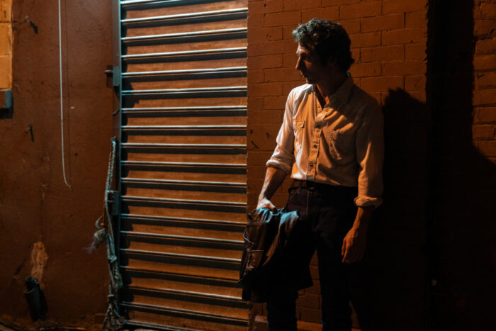 Jeremy Allen White as Bruce Springsteen in 20th Century Studios' SPRINGSTEEN: DELIVER ME FROM NOWHERE.