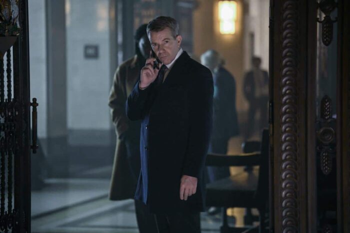 Max Beesley in “Hijack,” premiering January 14, 2026 on Apple TV+
