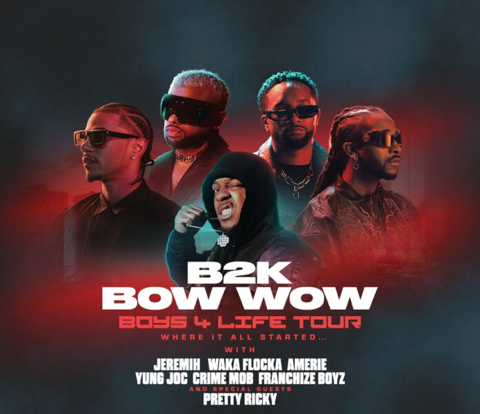 B2K and Bow Wow reunite for the “Boys 4 Life Tour,” delivering nostalgia, new music, and a stacked lineup across 28 cities nationwide.