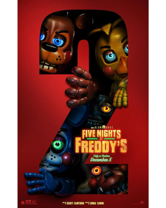 The “Five Nights At Freddy’s 2” trailer teases a chilling new chapter of animatronic horror ahead of its December 5 release.