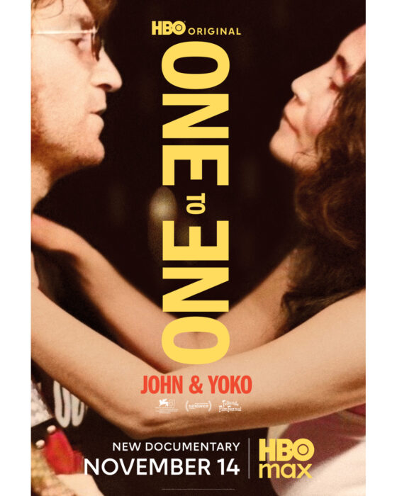 Key art for “One To One: John & Yoko,” premiering November 14, 2025 on HBO.