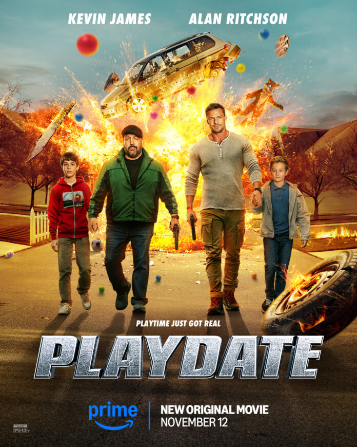 “Playdate,” starring Kevin James and Alan Ritchson, is now streaming on Prime Video.