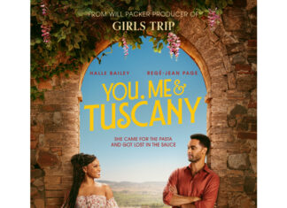 ‘You, Me & Tuscany’ Trailer Serves Up Romance, Chaos, And A Villa Full Of Secrets Official movie poster for You, Me & Tuscany featuring Halle Bailey and the Italian villa backdrop.