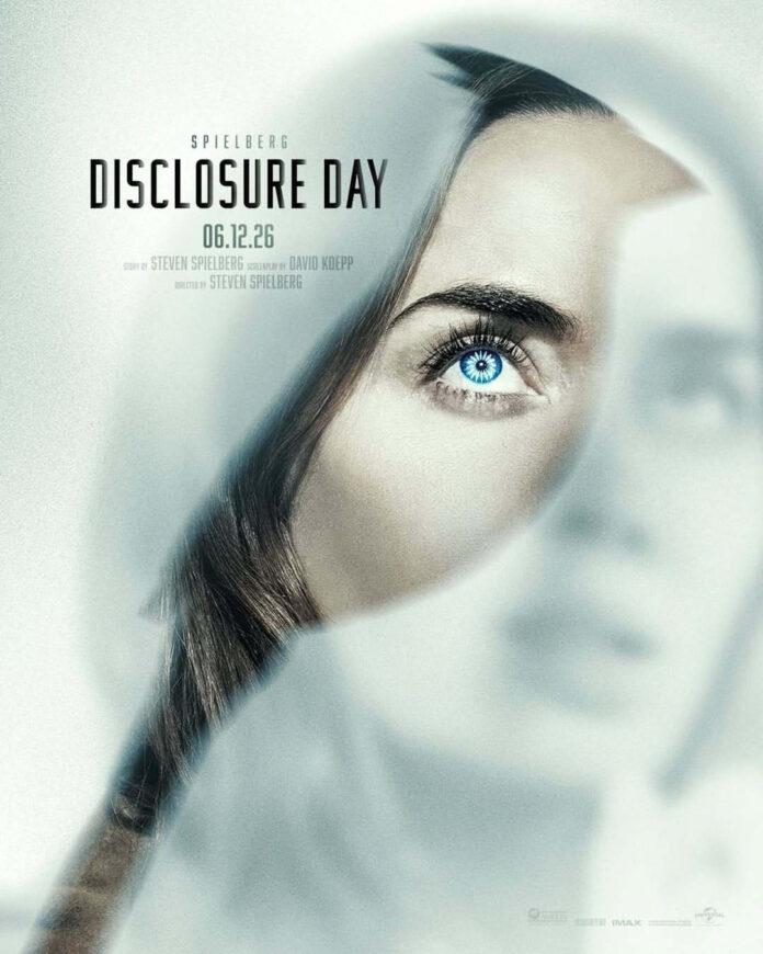 Emily Blunt teaser poster for Disclosure Day movie