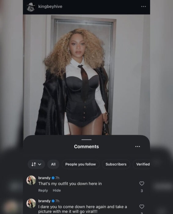 Strange-Brandy-comments-Beyonce-photo-Instagram